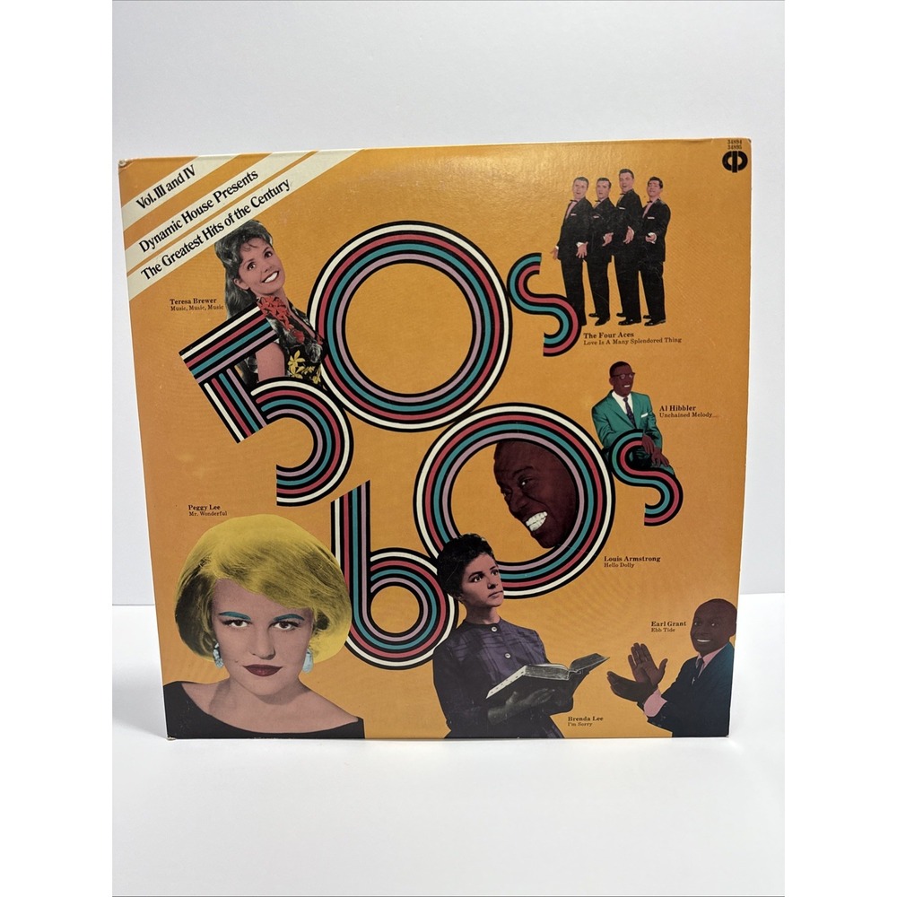 VARIOUS: the greatest hits of the century (50's/60's vols. 3 & 4) MCA 12" LP